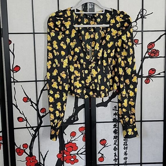 For Love and Lemons Elisa Long Sleeve Top - Picture 2 of 9